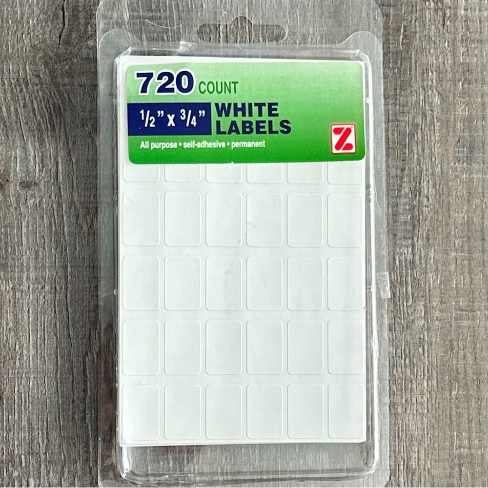 💞 New 720-Count Pack All Purpose Adhesive Labels